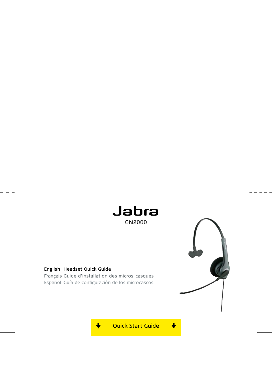 Jabra GN2000 User Manual | 5 pages