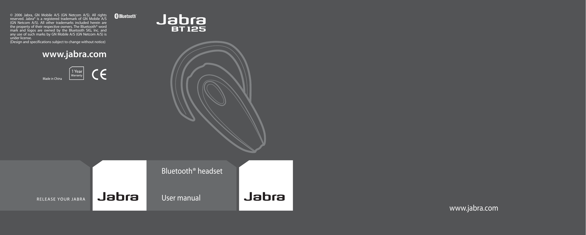 Jabra BT 125 User Manual | 23 pages