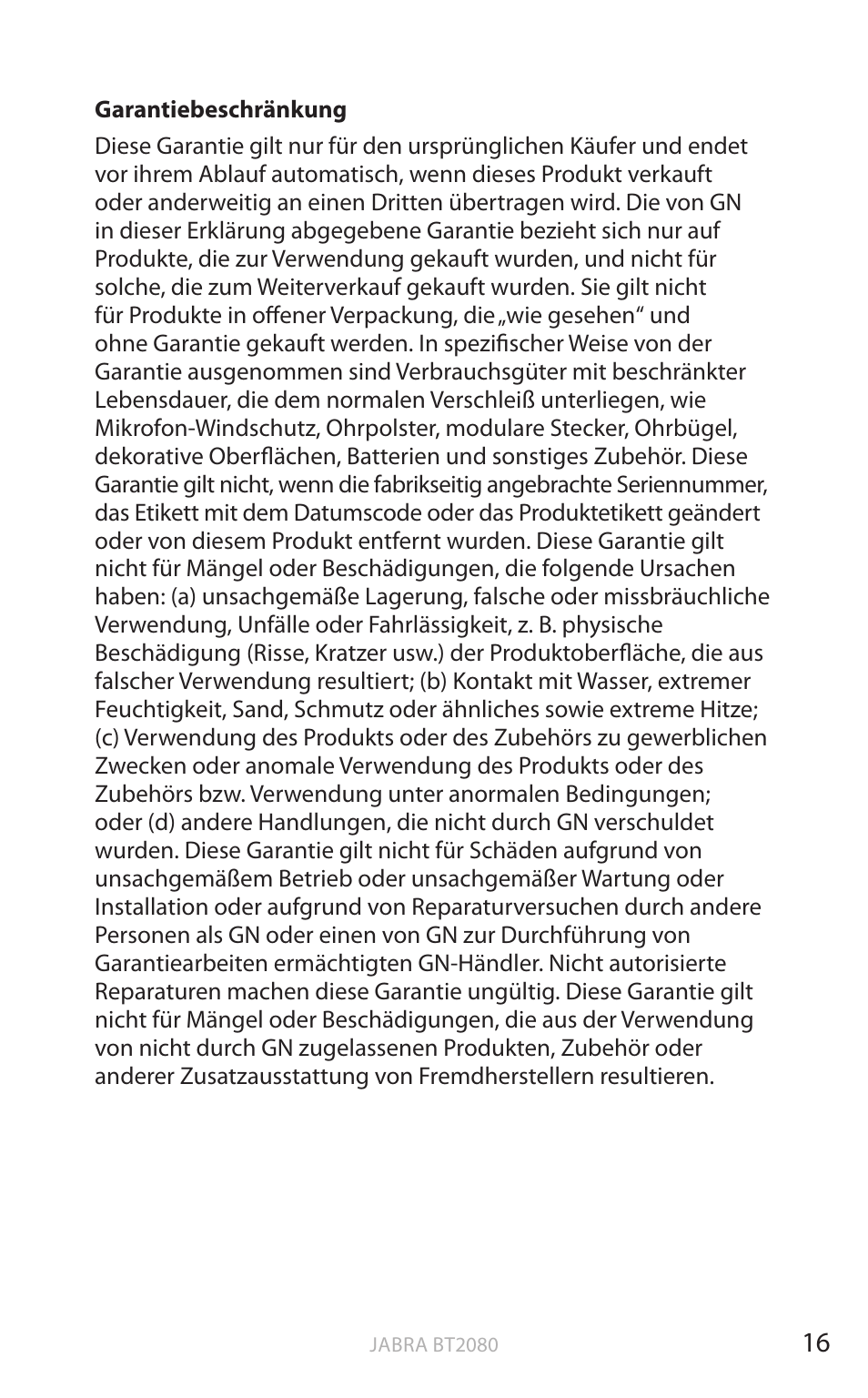 Englisch | Jabra BT2080 User Manual | Page 117 / 495