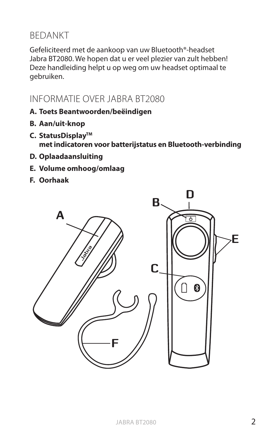 Bedankt, Informatie over jabra bt2080, Eng els | Jabra BT2080 User Manual | Page 157 / 495