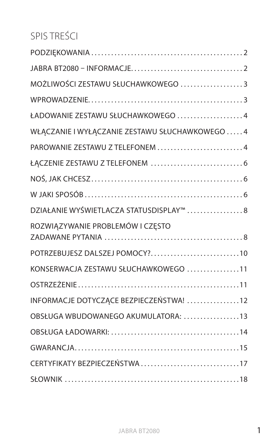 Jabra BT2080 User Manual | Page 289 / 495