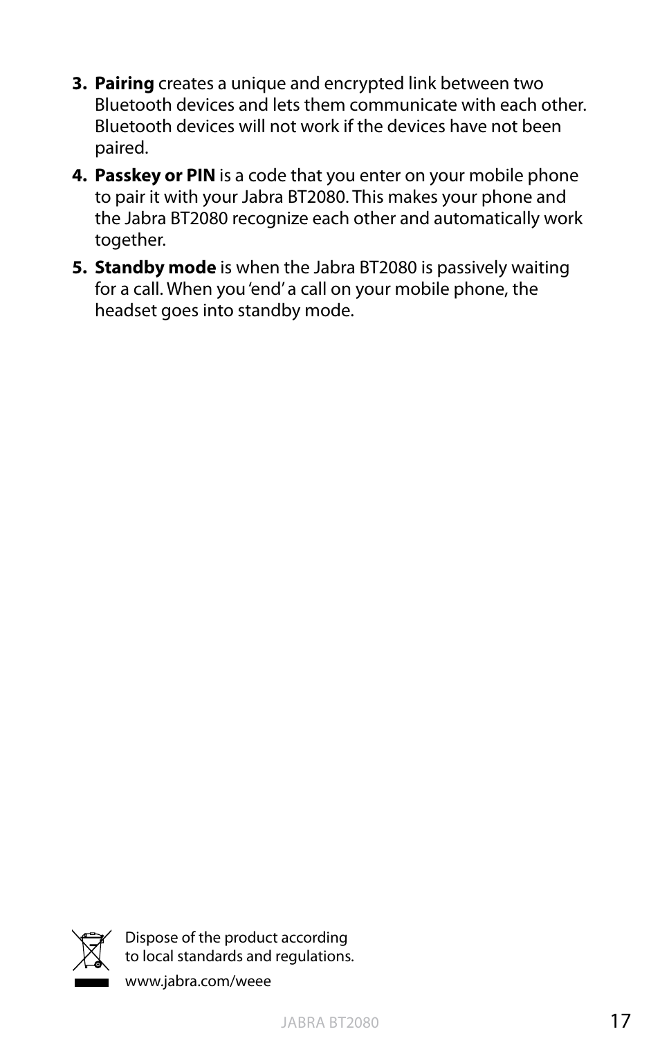 English | Jabra BT2080 User Manual | Page 36 / 495