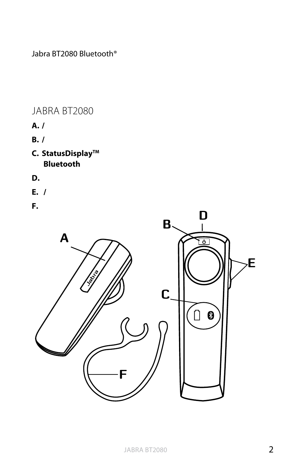 Jabra bt2080 | Jabra BT2080 User Manual | Page 434 / 495