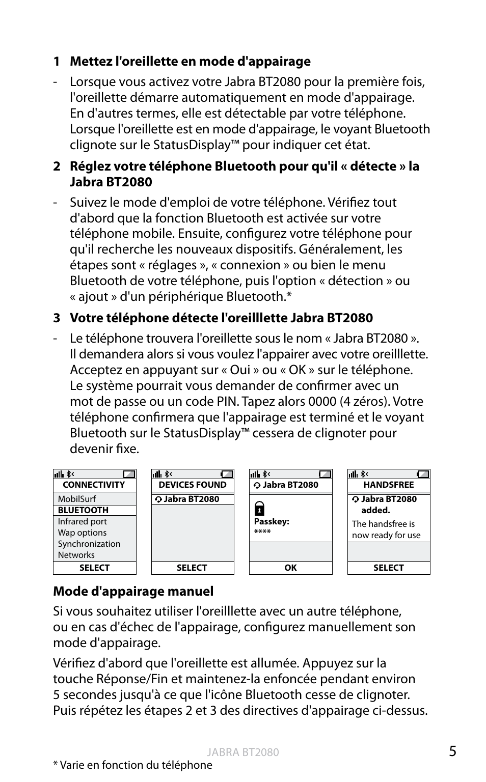 Angl ais | Jabra BT2080 User Manual | Page 88 / 495