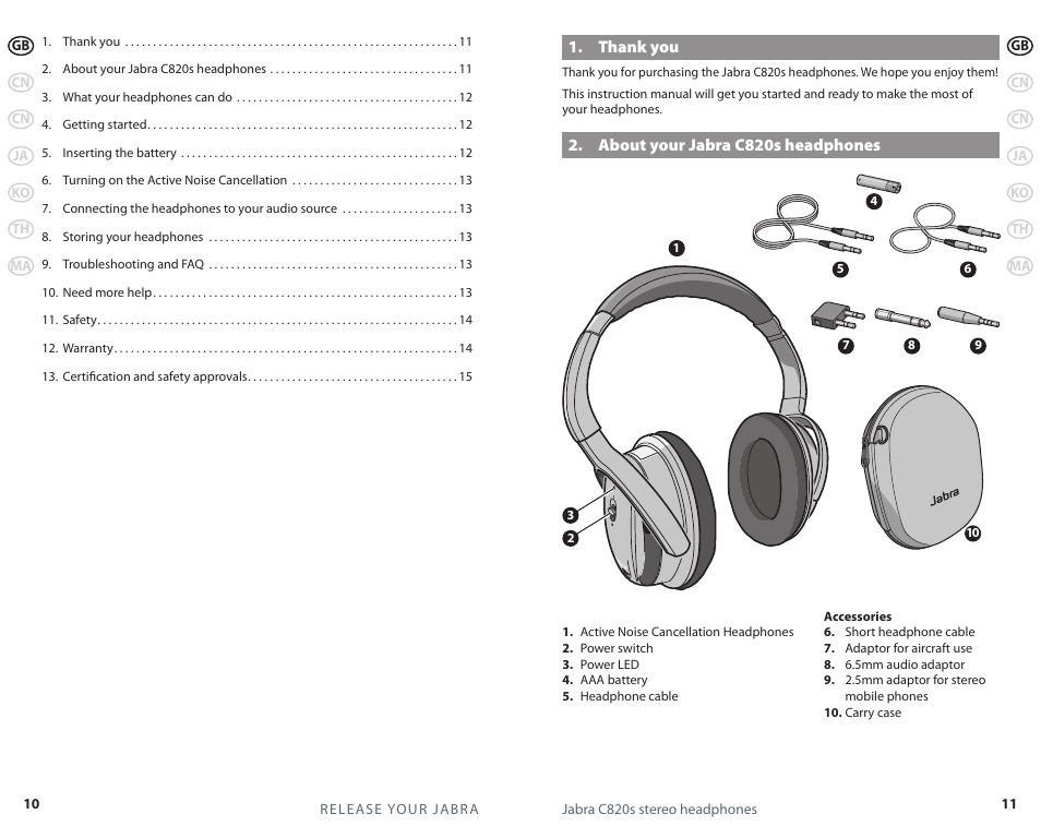 Jabra C820s User Manual | Page 4 / 25
