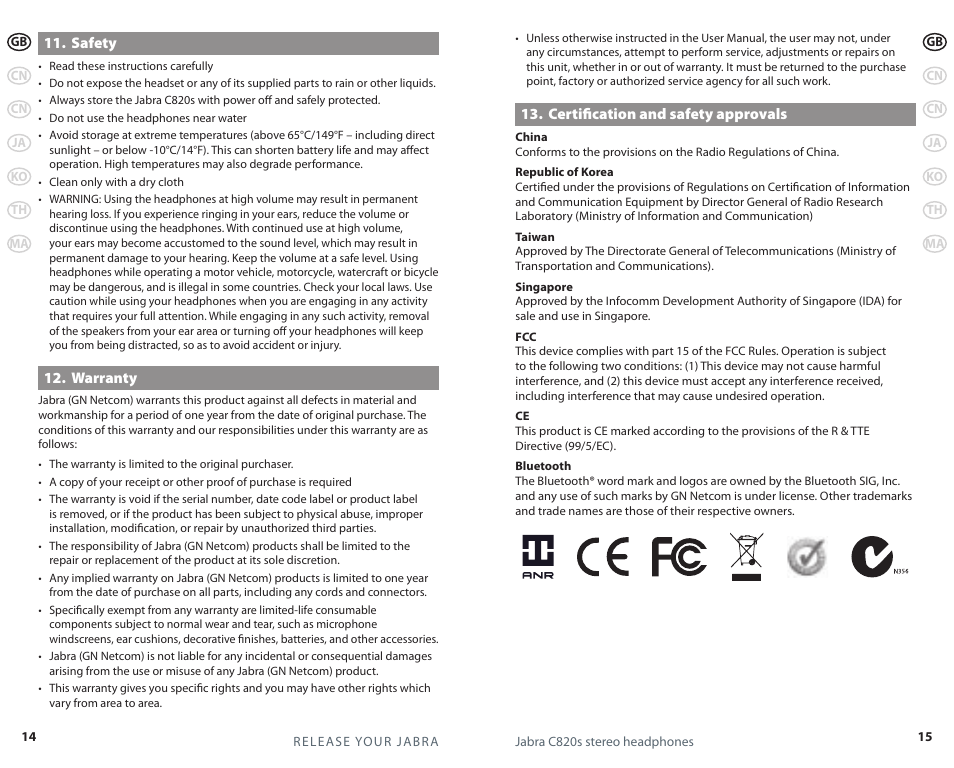 Jabra C820s User Manual | Page 6 / 25