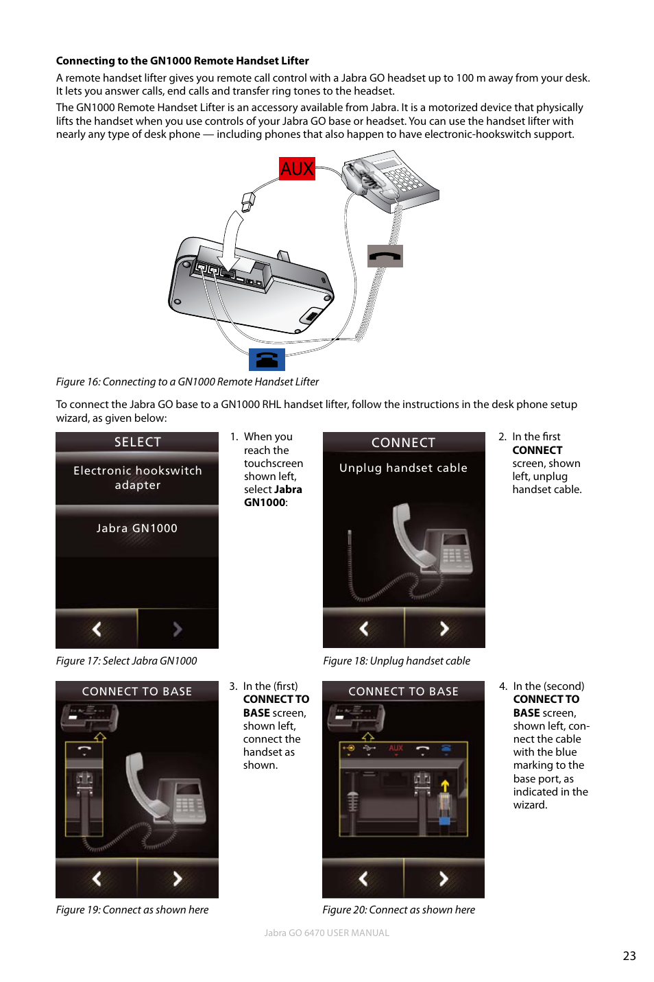En g li sh | Jabra GO 6470 User Manual | Page 23 / 77