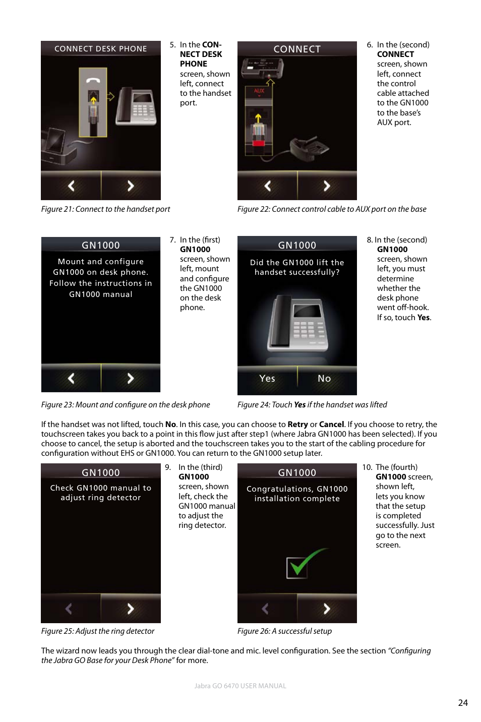 En g li sh | Jabra GO 6470 User Manual | Page 24 / 77