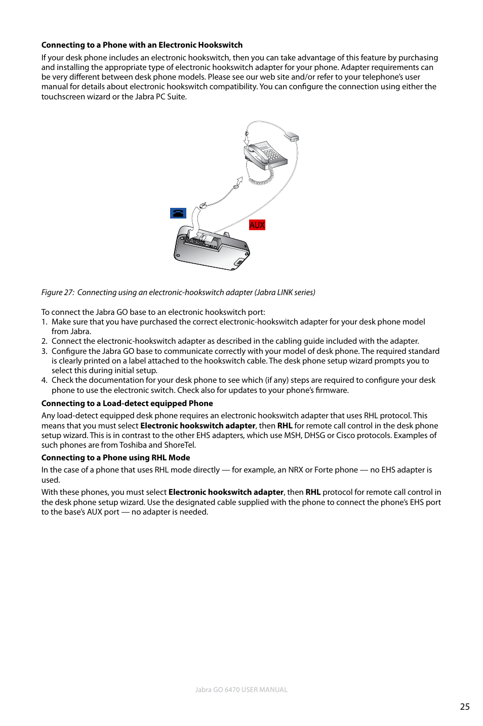 En g li sh | Jabra GO 6470 User Manual | Page 25 / 77