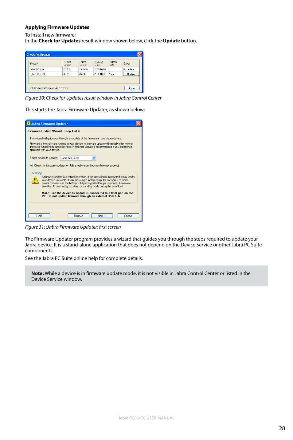 En g li sh | Jabra GO 6470 User Manual | Page 28 / 77