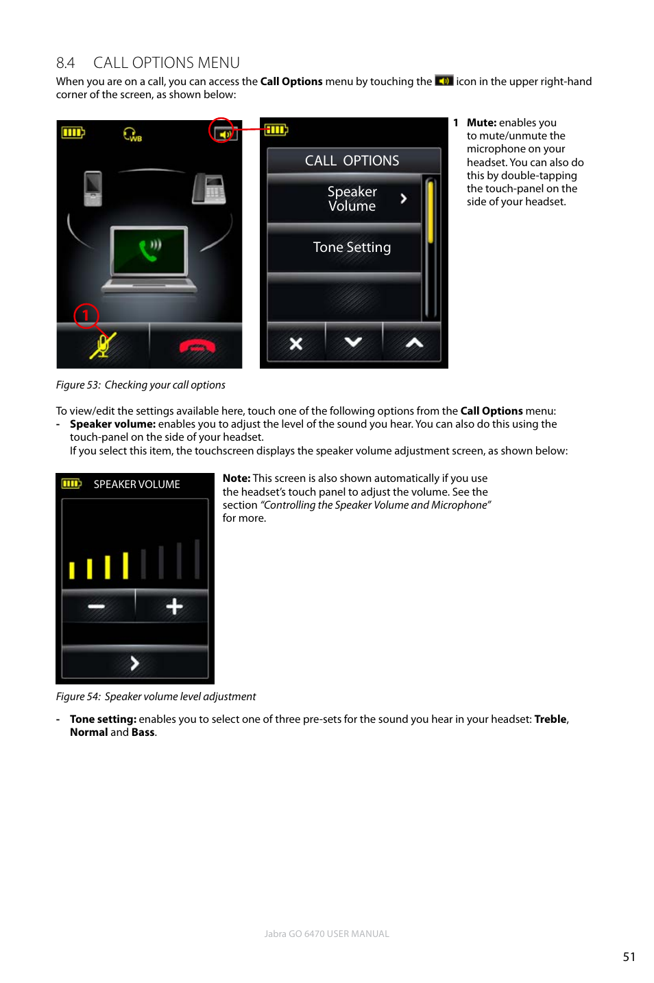 4 call options menu, En g li sh | Jabra GO 6470 User Manual | Page 51 / 77