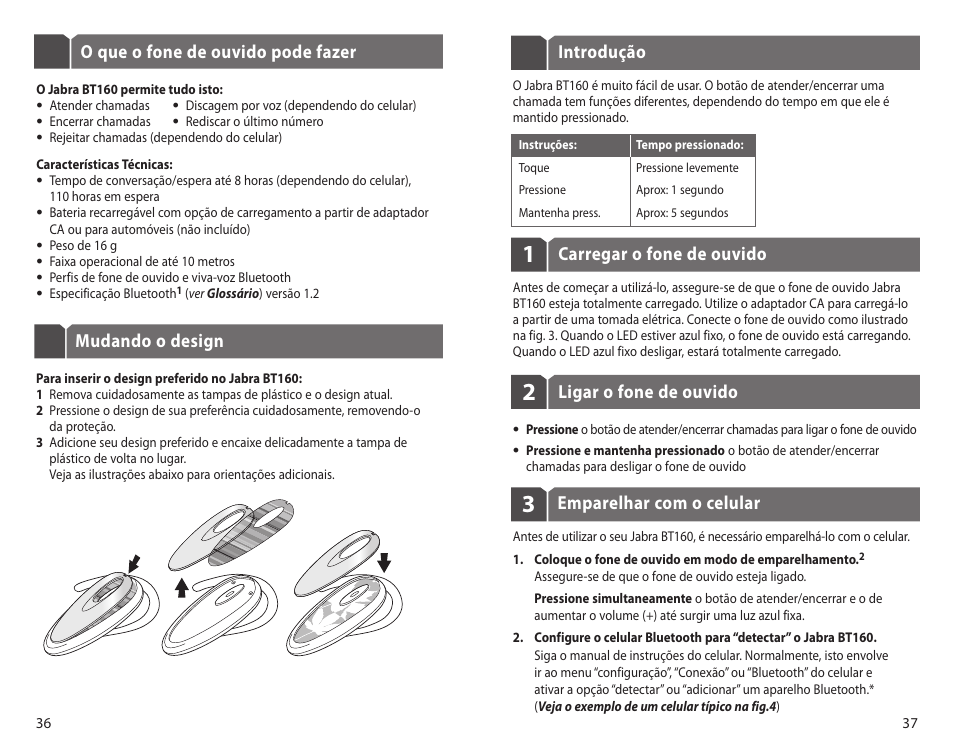 Jabra BT160 User Manual | Page 21 / 25