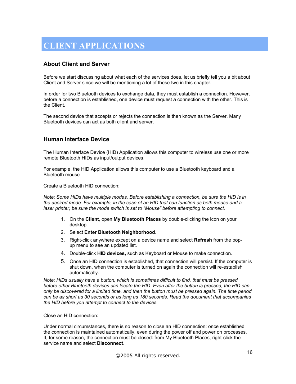 Client applications, About client and server, Human interface device | Jabra A320s User Manual | Page 16 / 53