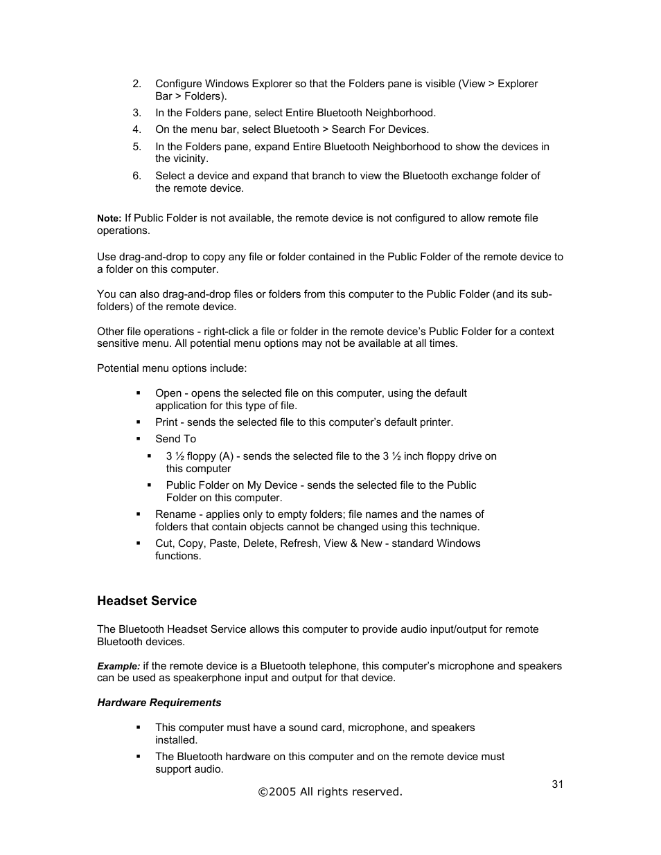 Headset service | Jabra A320s User Manual | Page 31 / 53