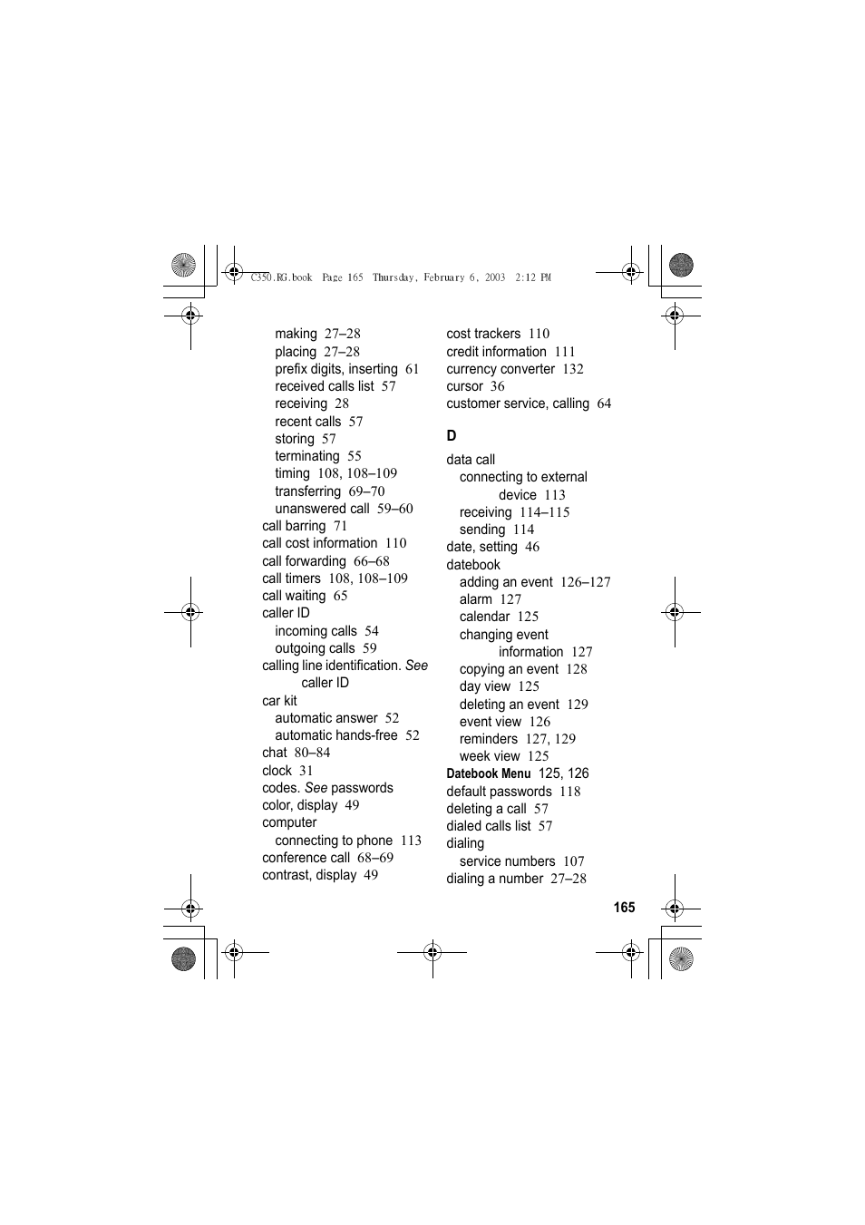Jabra C350 User Manual | Page 165 / 173