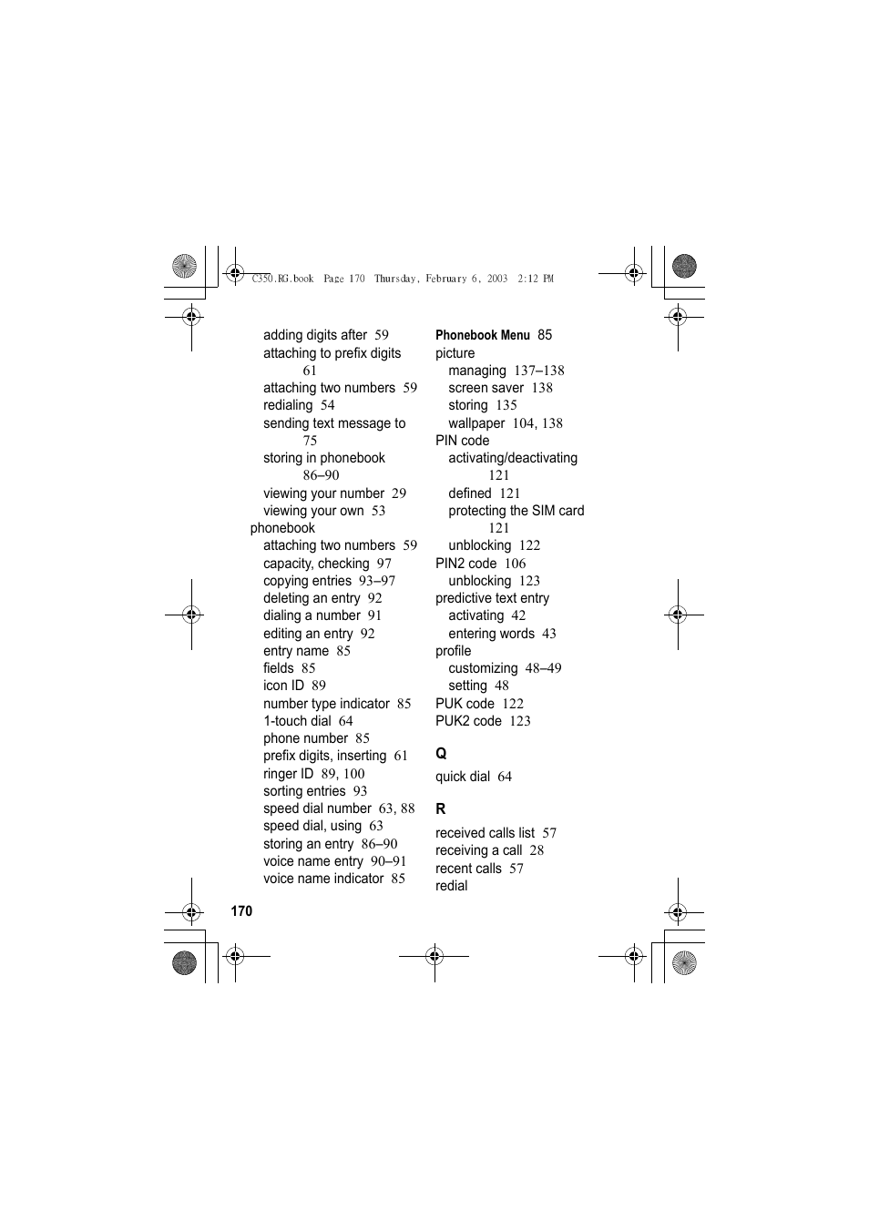 Jabra C350 User Manual | Page 170 / 173