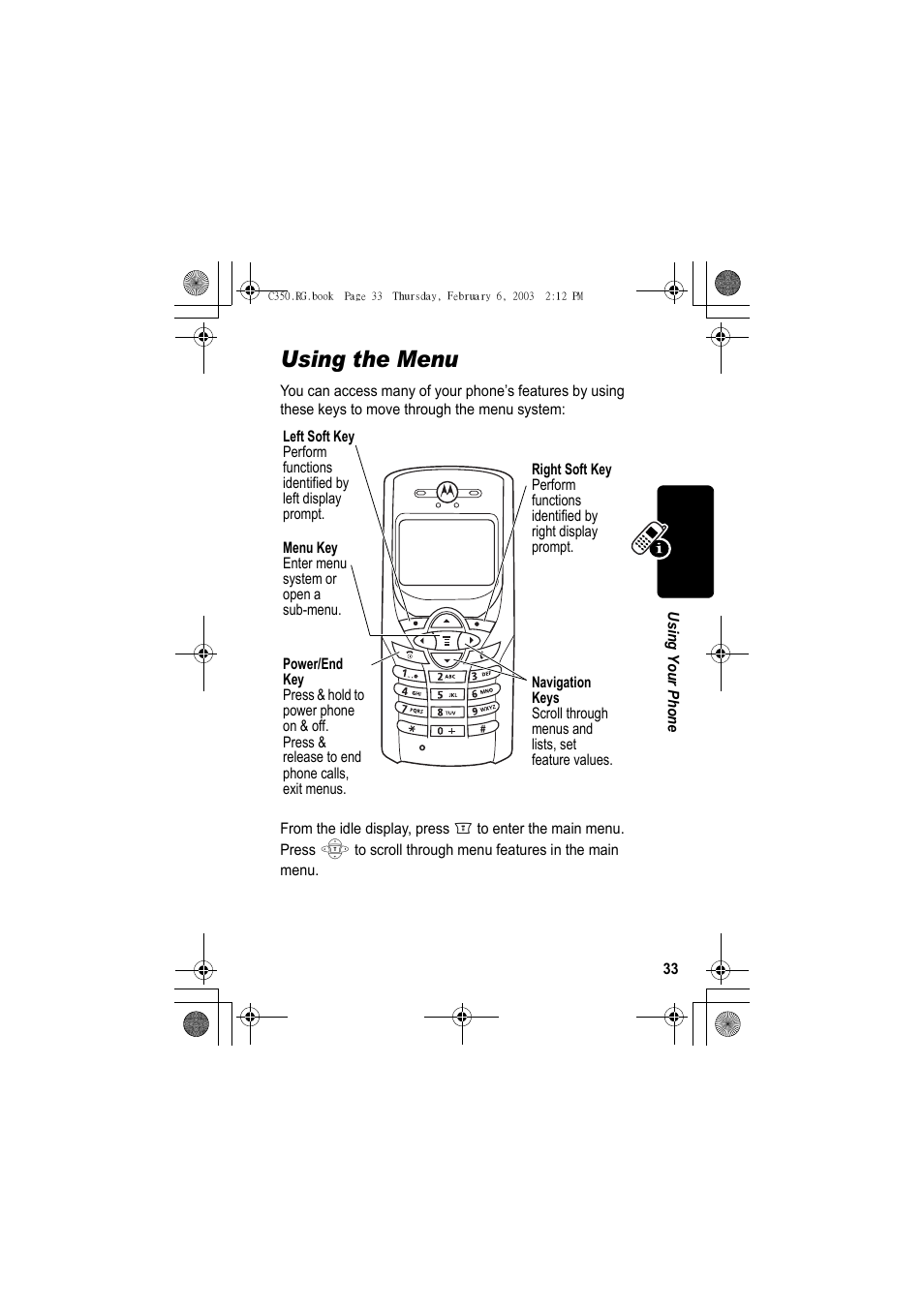 Using the menu | Jabra C350 User Manual | Page 33 / 173