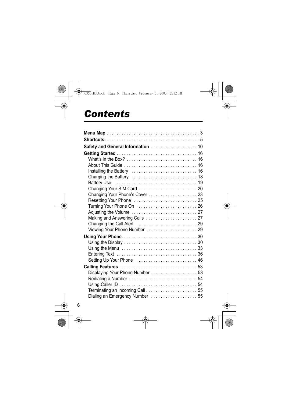 Jabra C350 User Manual | Page 6 / 173