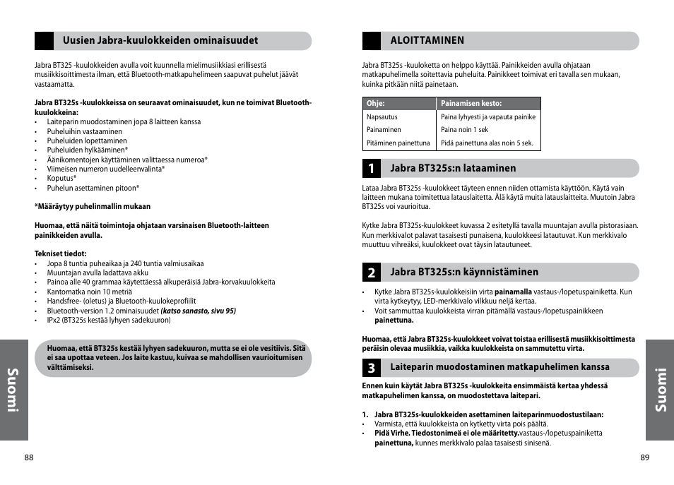 Su om i | Jabra BT325s User Manual | Page 47 / 75