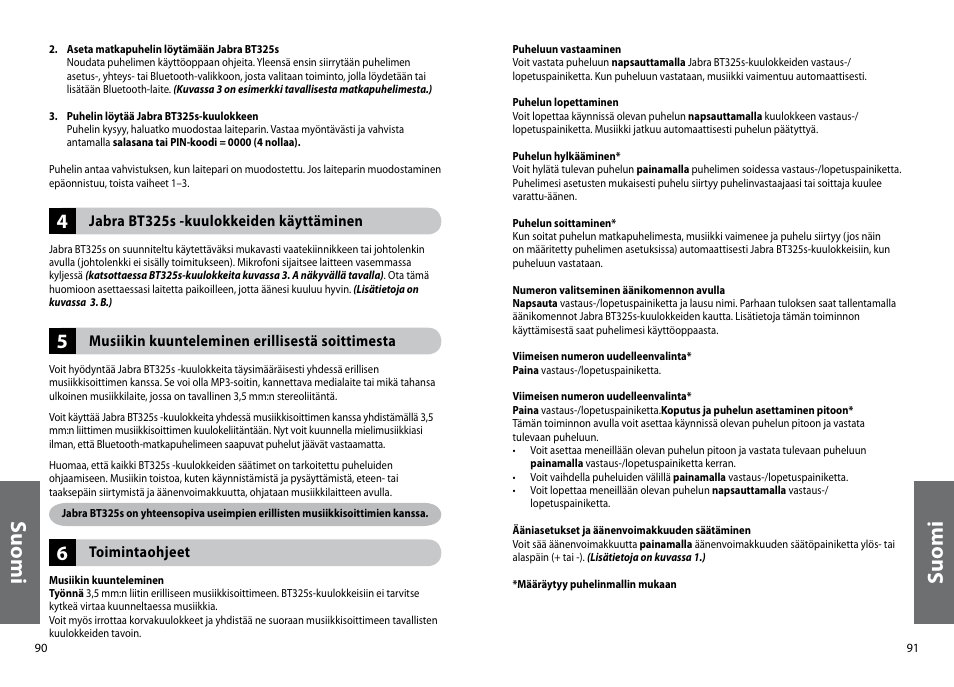 Su om i | Jabra BT325s User Manual | Page 48 / 75