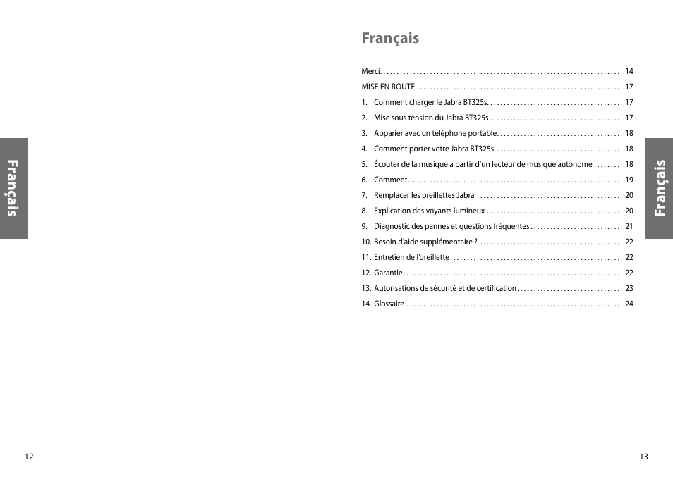Jabra BT325s User Manual | Page 9 / 75