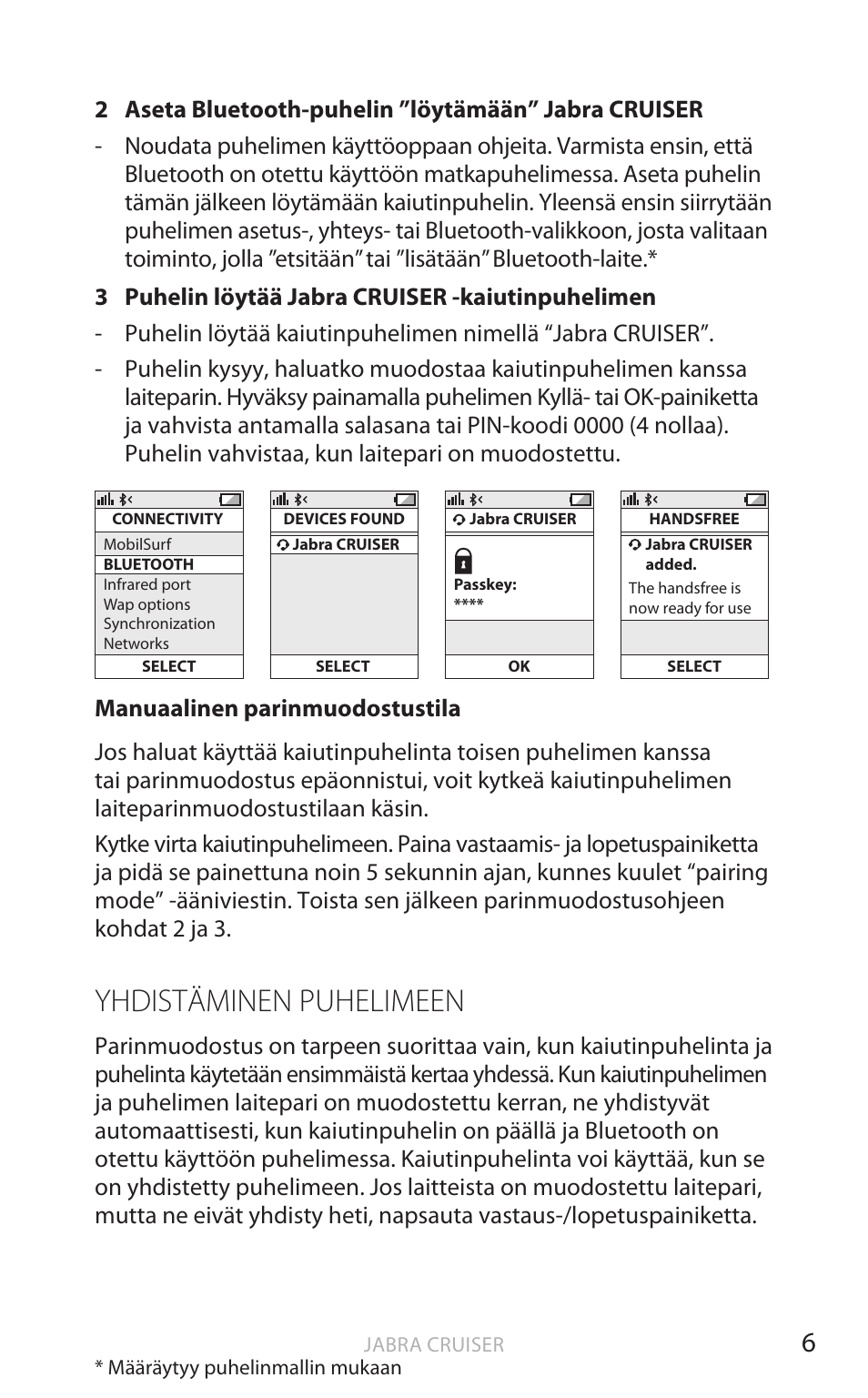 Yhdistäminen puhelimeen, Engl anti | Jabra Cruiser User Manual | Page 177 / 491