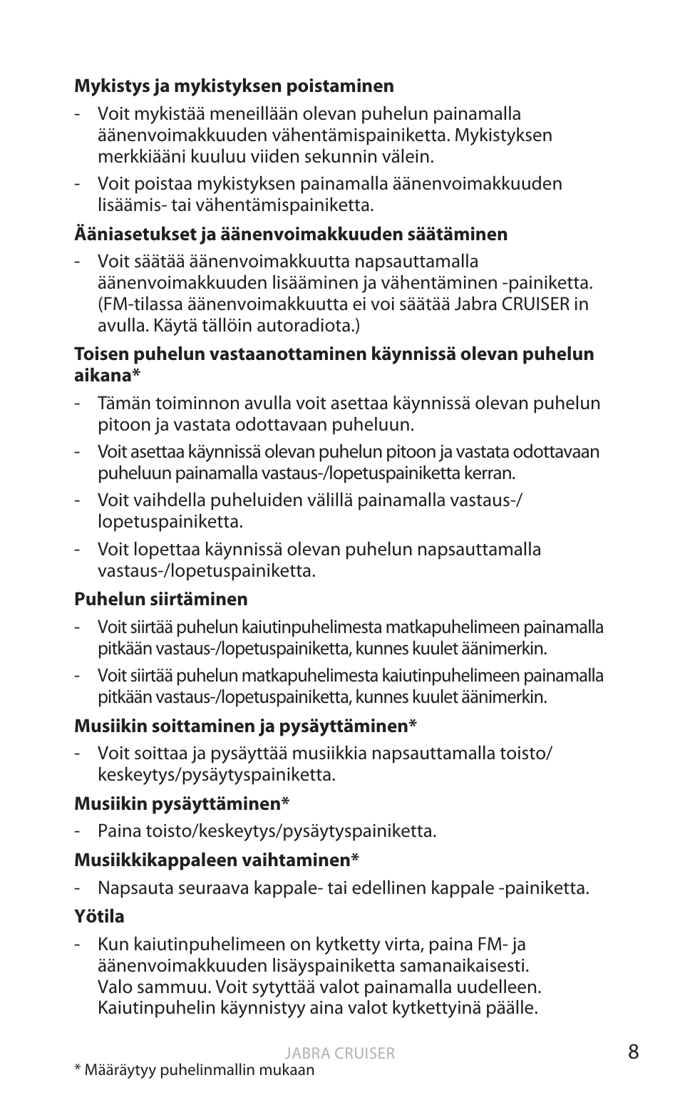 Engl anti | Jabra Cruiser User Manual | Page 179 / 491
