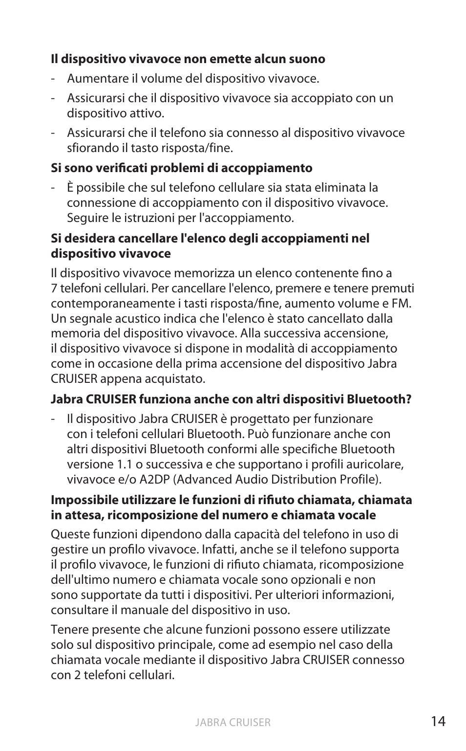 It aliano | Jabra Cruiser User Manual | Page 217 / 491