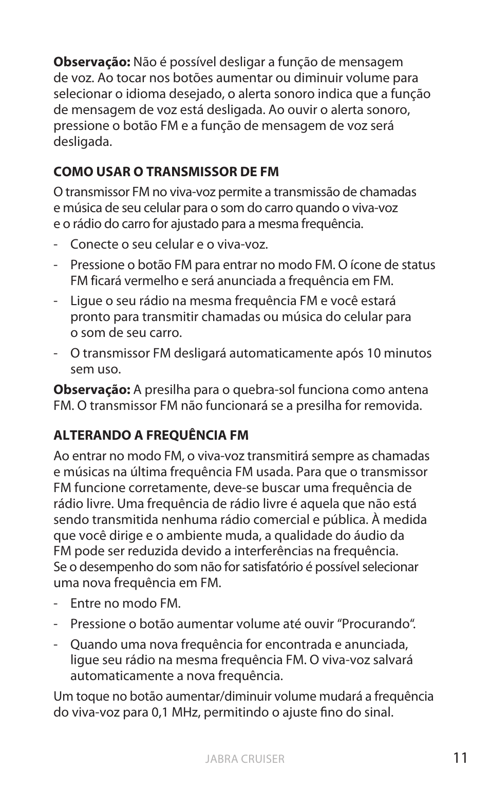 Inglês | Jabra Cruiser User Manual | Page 231 / 491