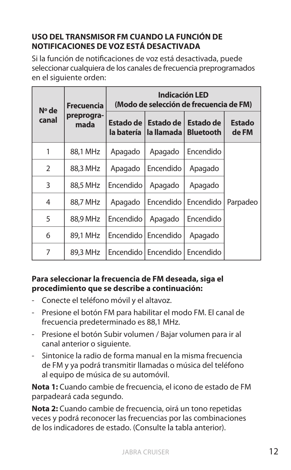 English | Jabra Cruiser User Manual | Page 247 / 491