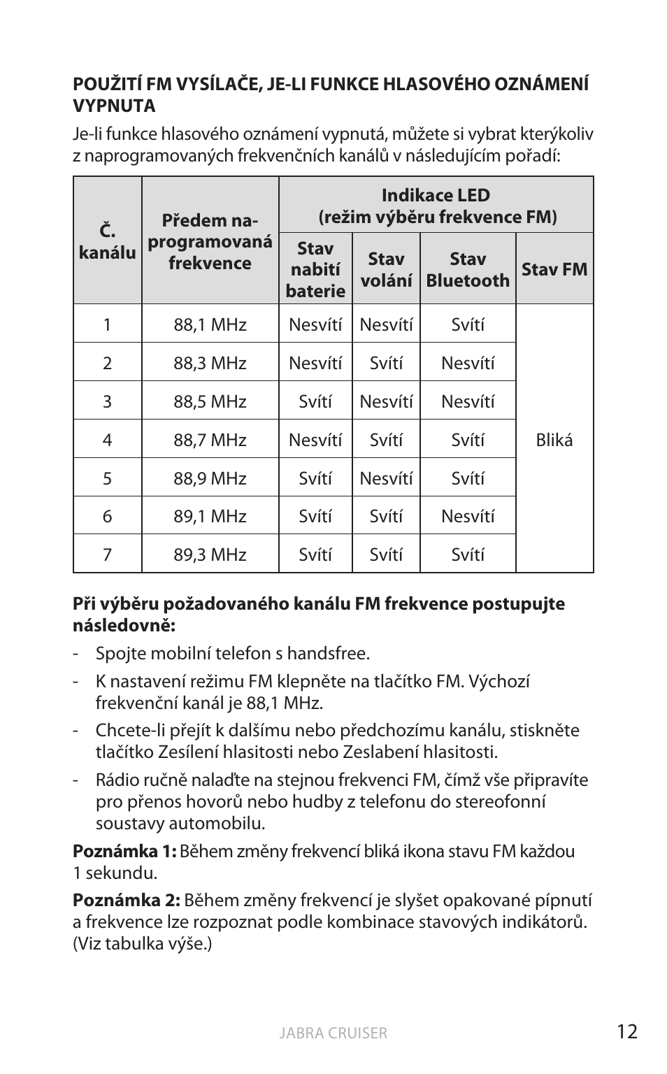 Angič tina | Jabra Cruiser User Manual | Page 279 / 491