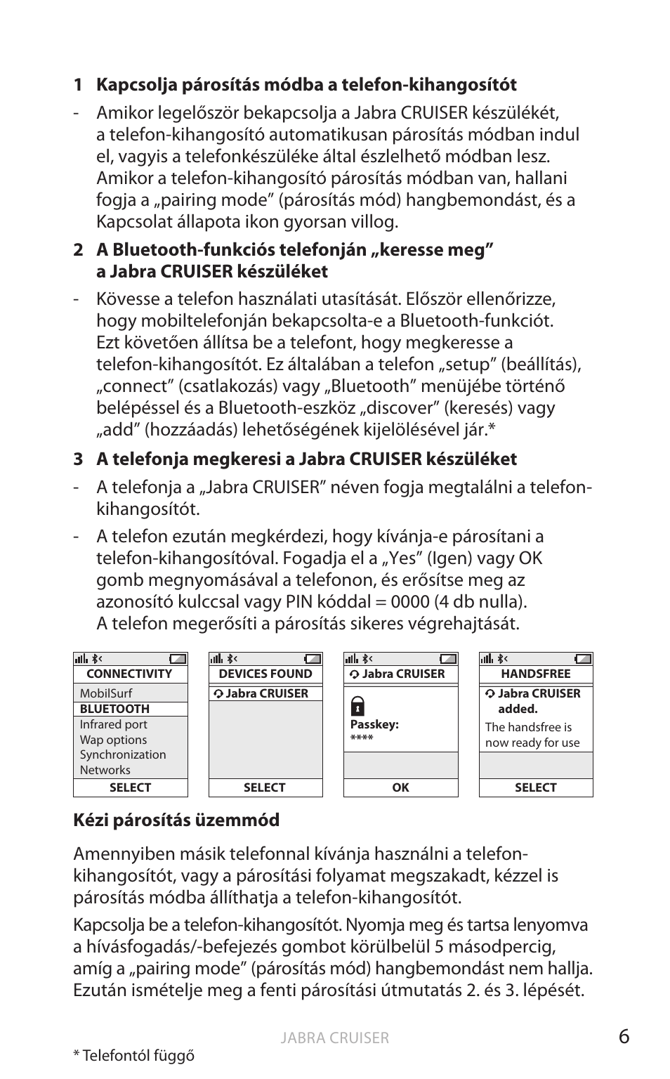 Ma gy ar | Jabra Cruiser User Manual | Page 339 / 491