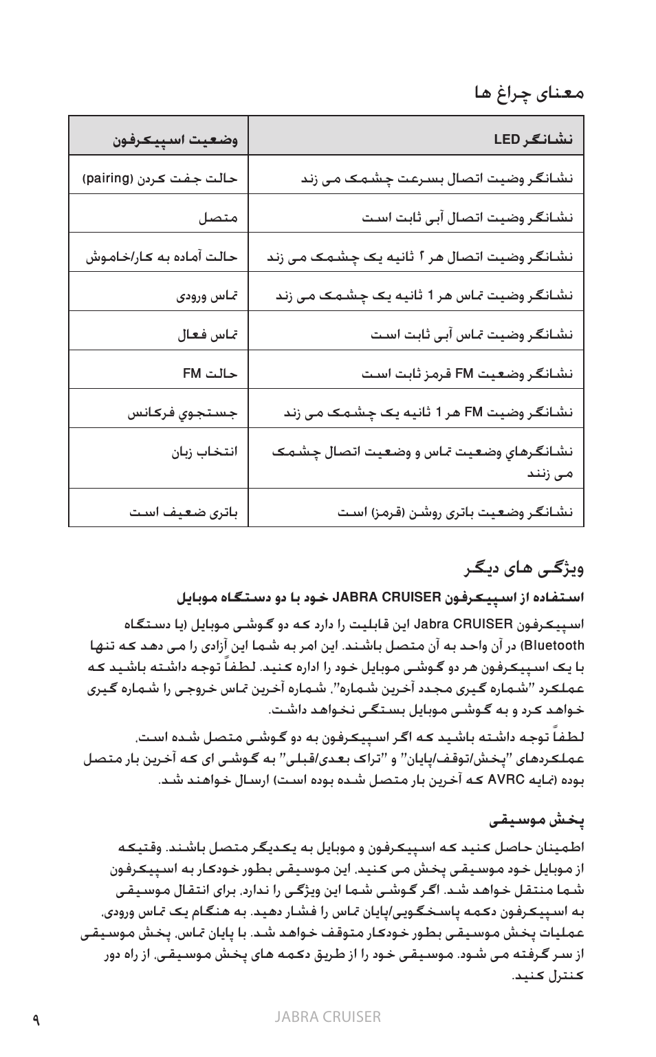 9 اه غارچ یانعم 9 رگید یاه یگژیو, یسیلگ نا, اه غارچ یانعم | رگید یاه یگژیو | Jabra Cruiser User Manual | Page 391 / 491