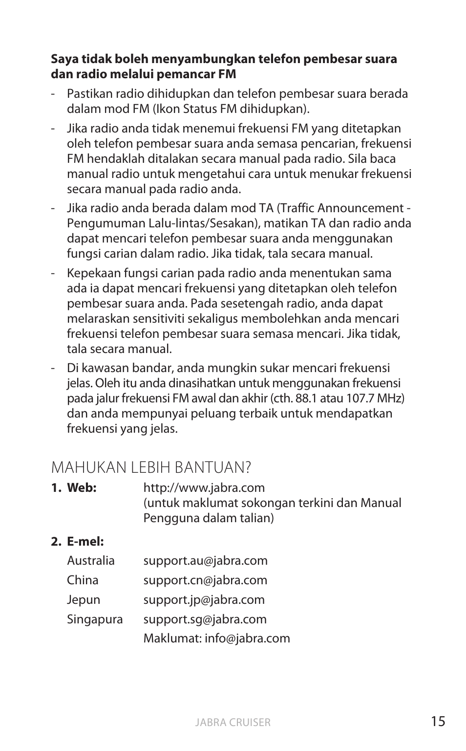 Mahukan lebih bantuan, Bahasa ingger is | Jabra Cruiser User Manual | Page 476 / 491