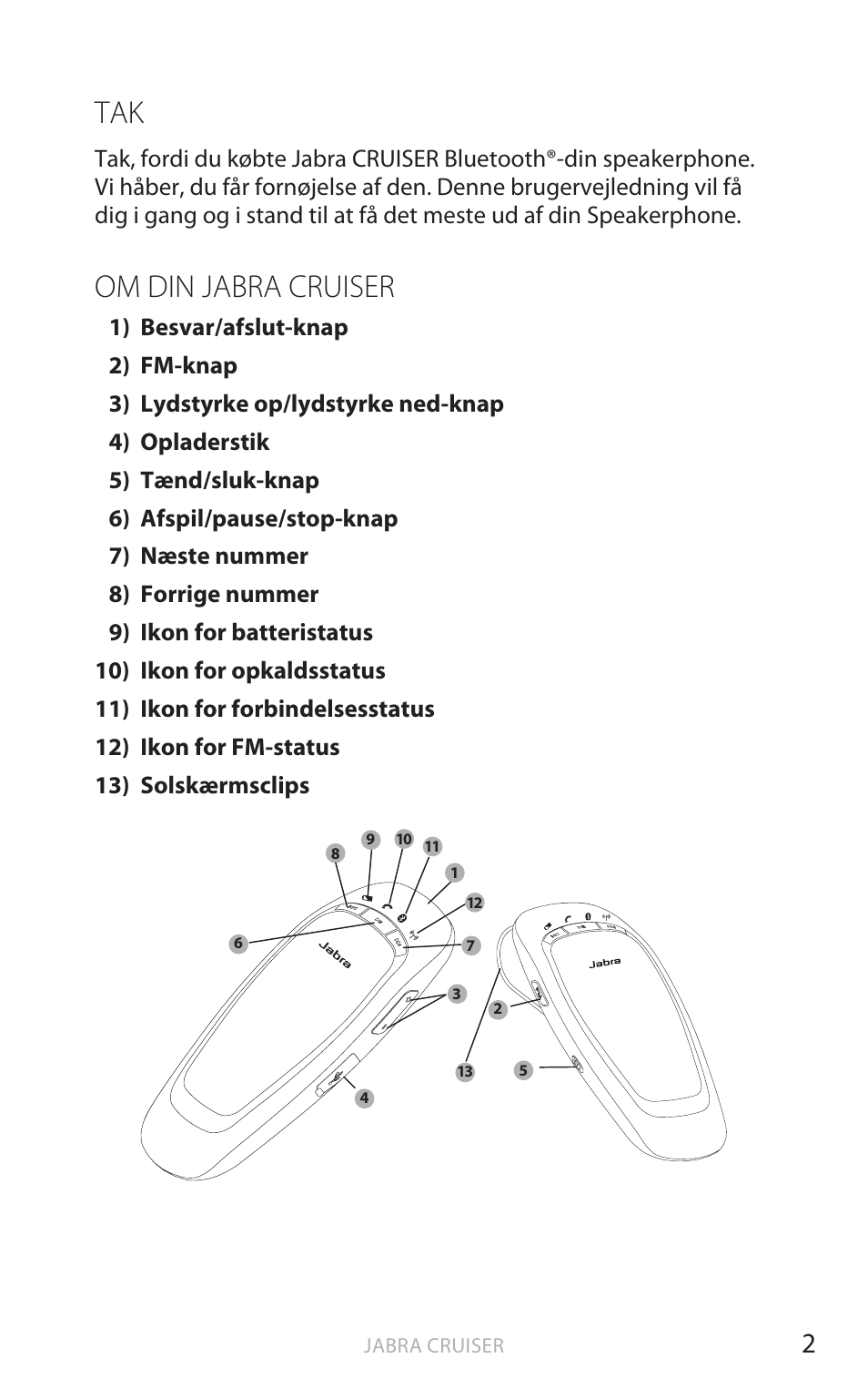 Om din jabra cruiser, Eng elsk | Jabra Cruiser User Manual | Page 52 / 491