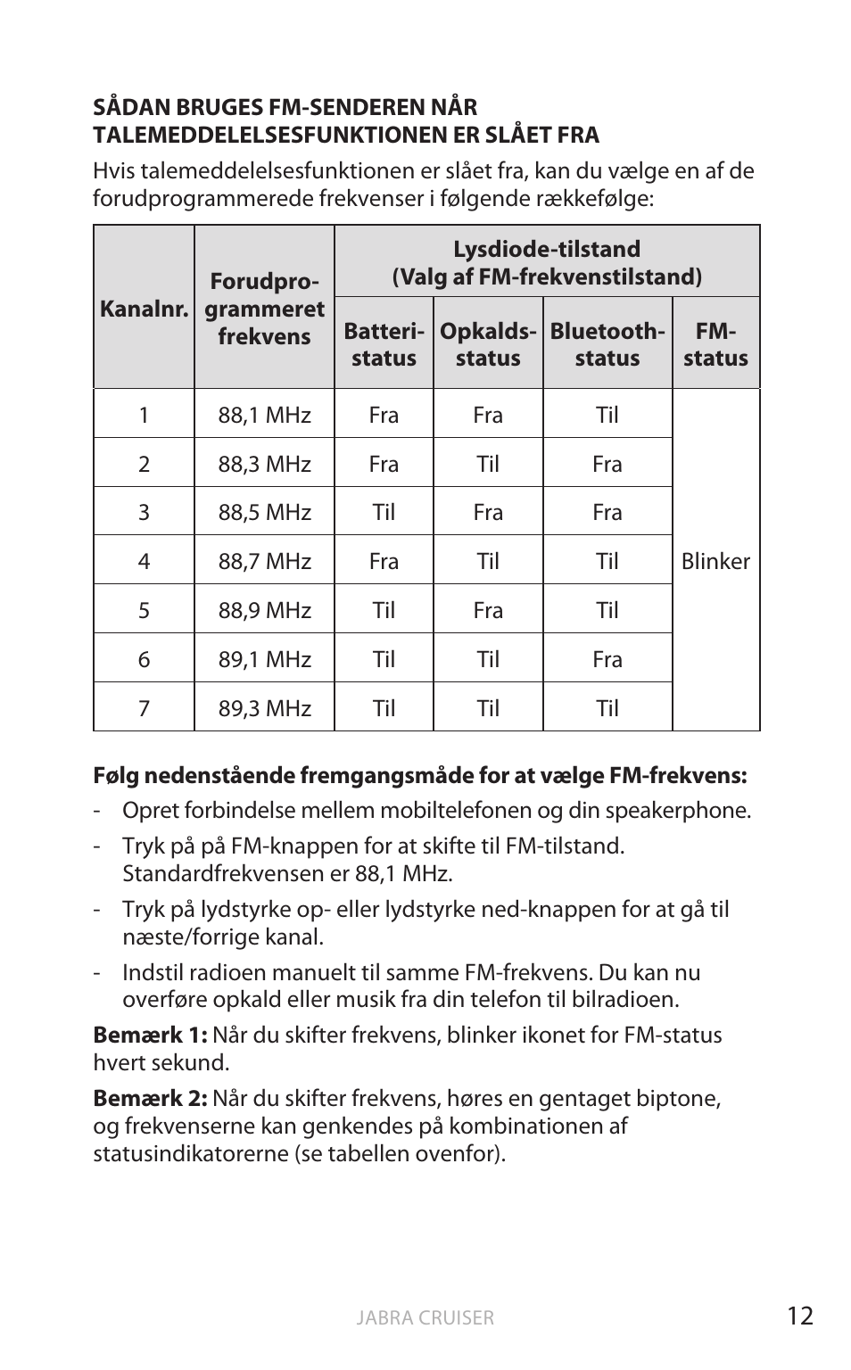 Eng elsk | Jabra Cruiser User Manual | Page 62 / 491