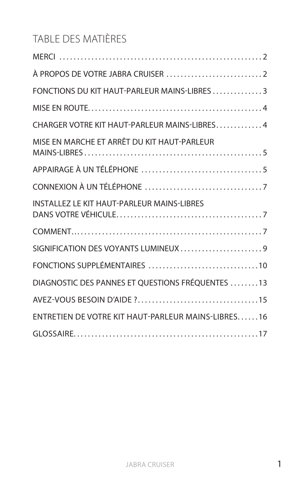 Jabra Cruiser User Manual | Page 67 / 491