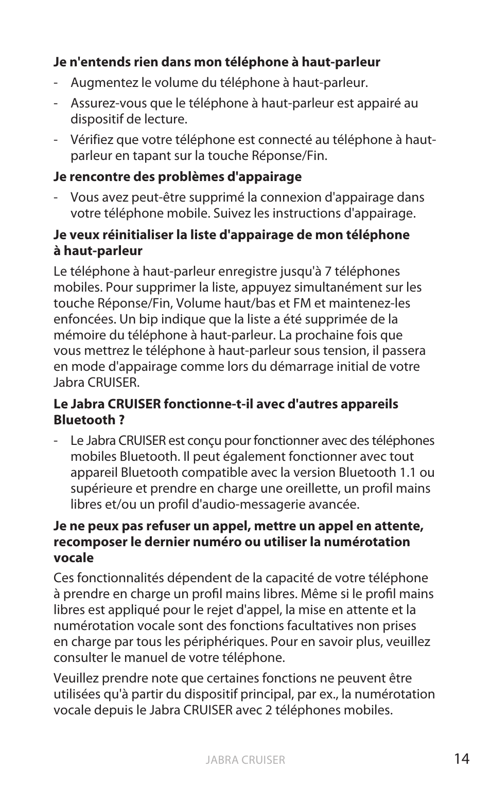 English | Jabra Cruiser User Manual | Page 97 / 491
