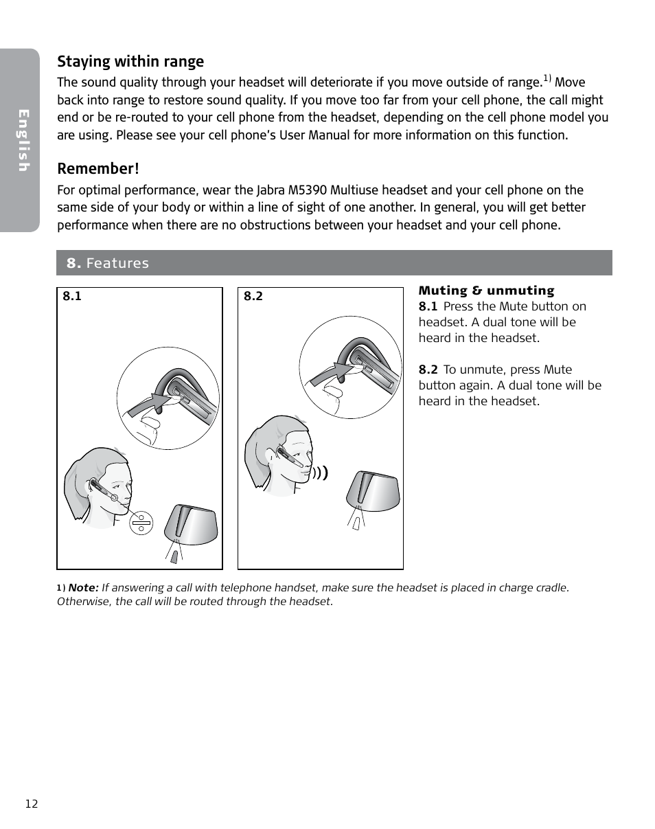 Jabra M5390 User Manual | Page 14 / 22