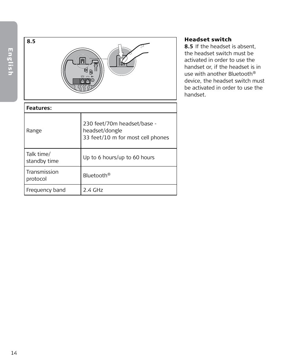 Jabra M5390 User Manual | Page 16 / 22