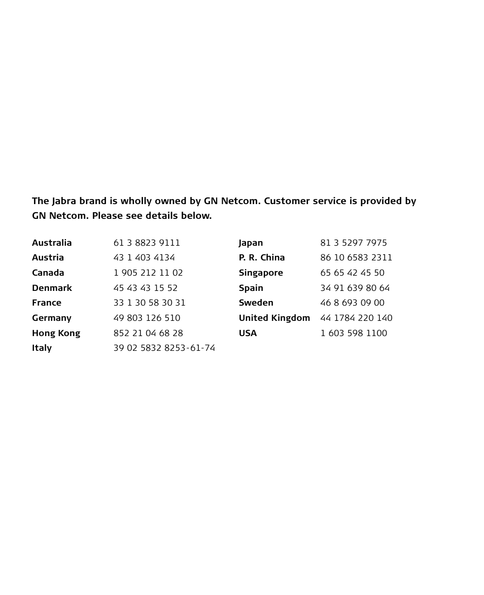 Jabra M5390 User Manual | Page 2 / 22