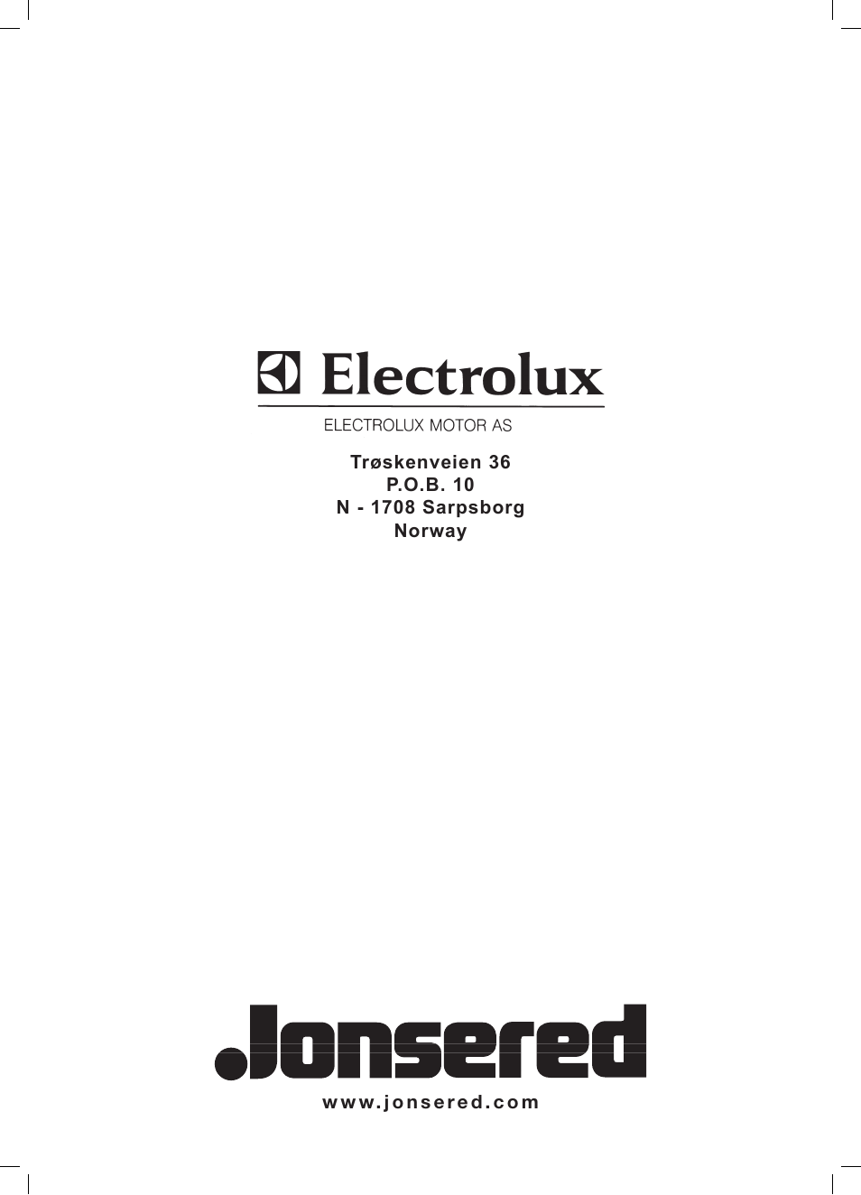 Jonsered CS 2117 EL User Manual | Page 16 / 16
