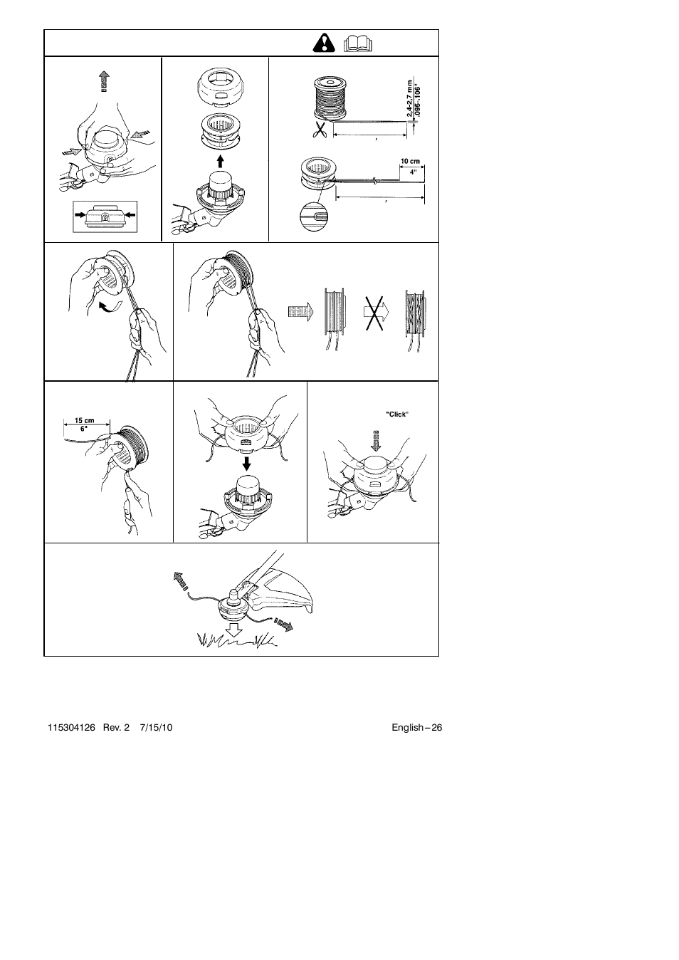 Jonsered BC 2128 User Manual | Page 26 / 27