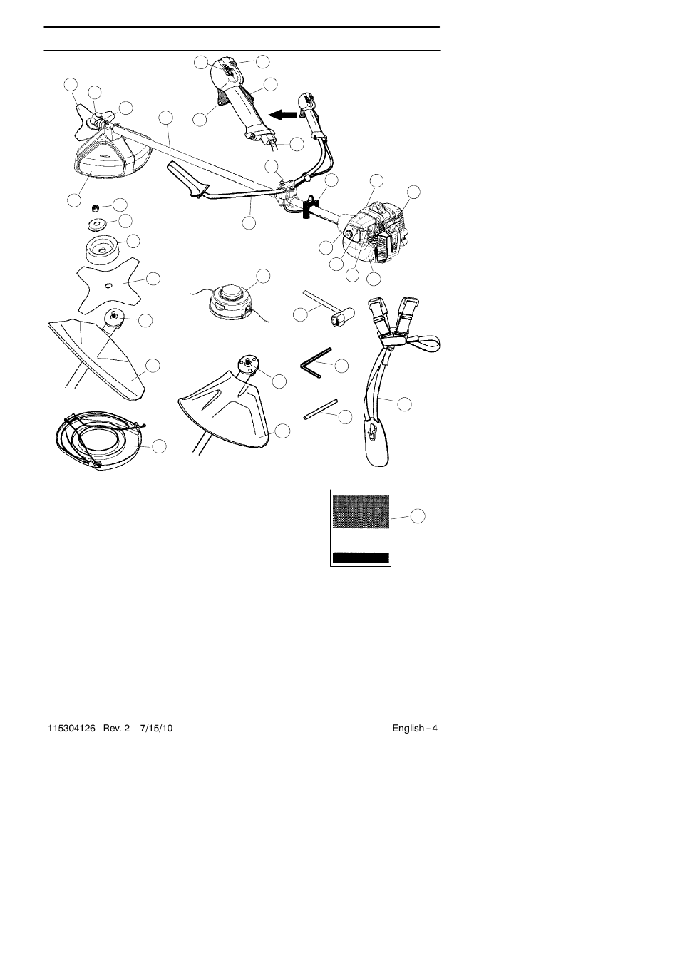 What is what | Jonsered BC 2128 User Manual | Page 4 / 27