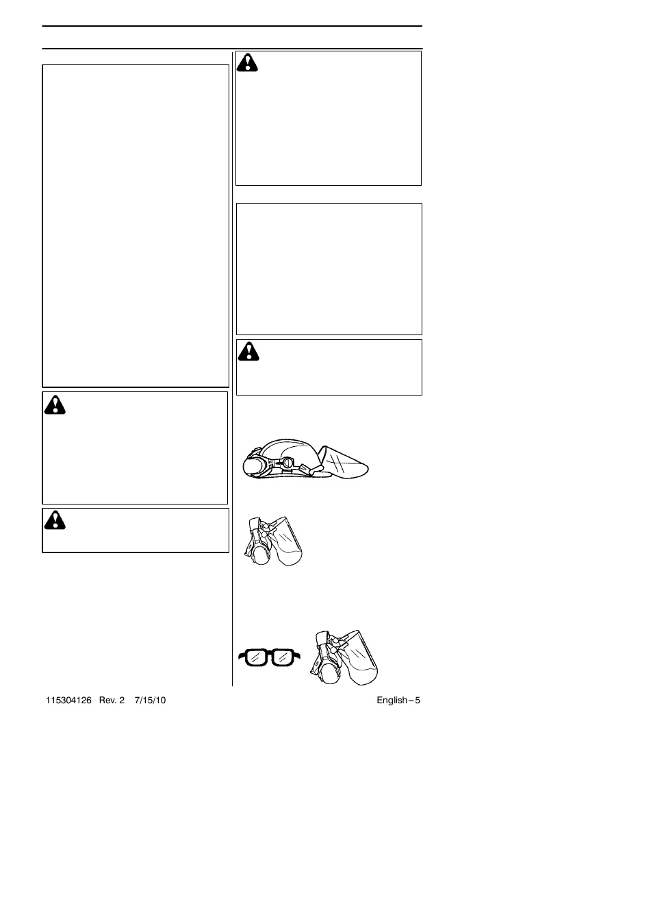 General safety precautions | Jonsered BC 2128 User Manual | Page 5 / 27
