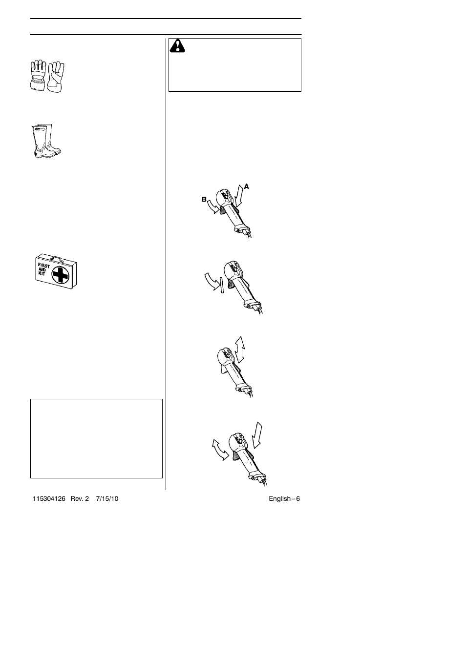 General safety precautions | Jonsered BC 2128 User Manual | Page 6 / 27