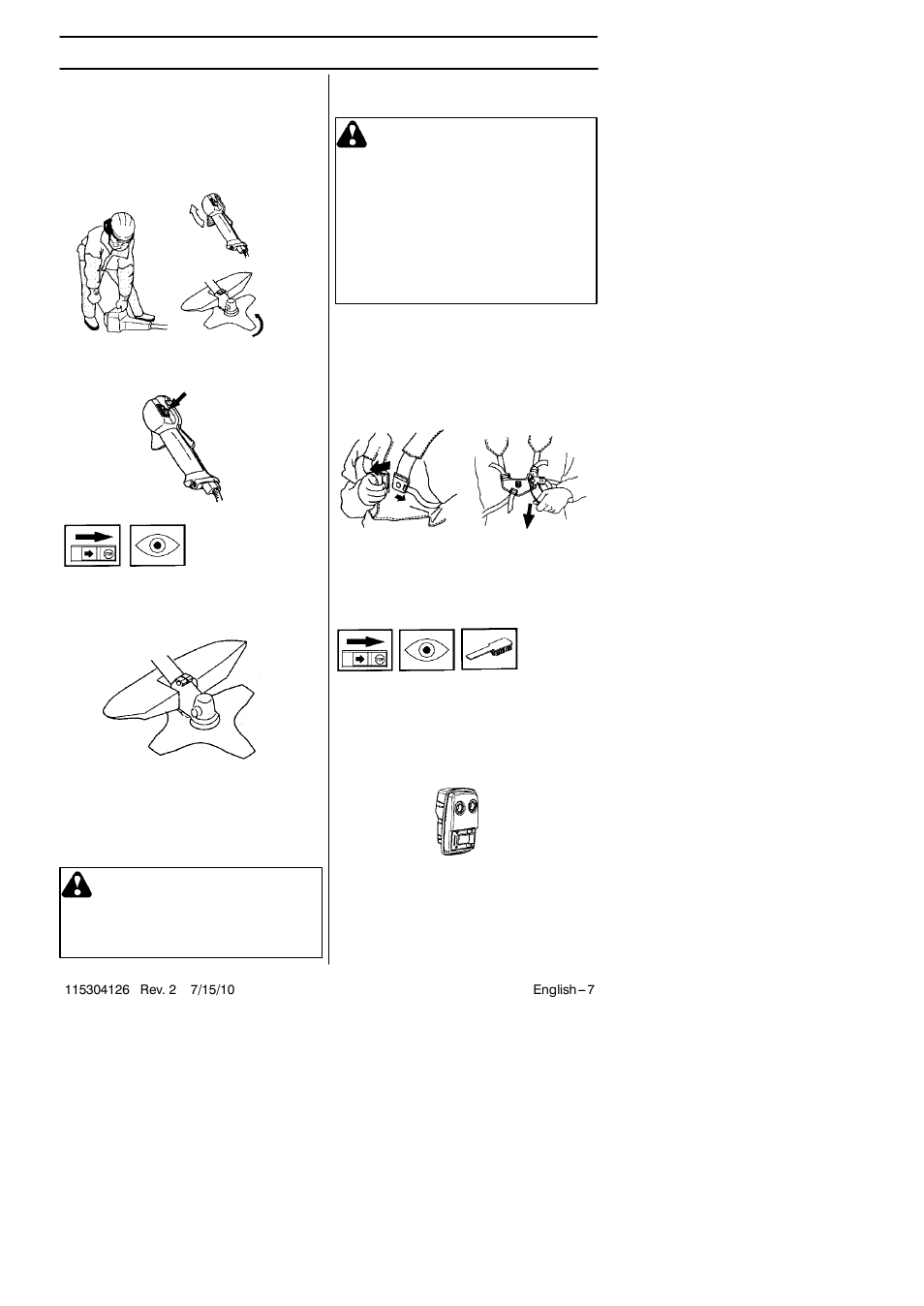 General safety precautions | Jonsered BC 2128 User Manual | Page 7 / 27