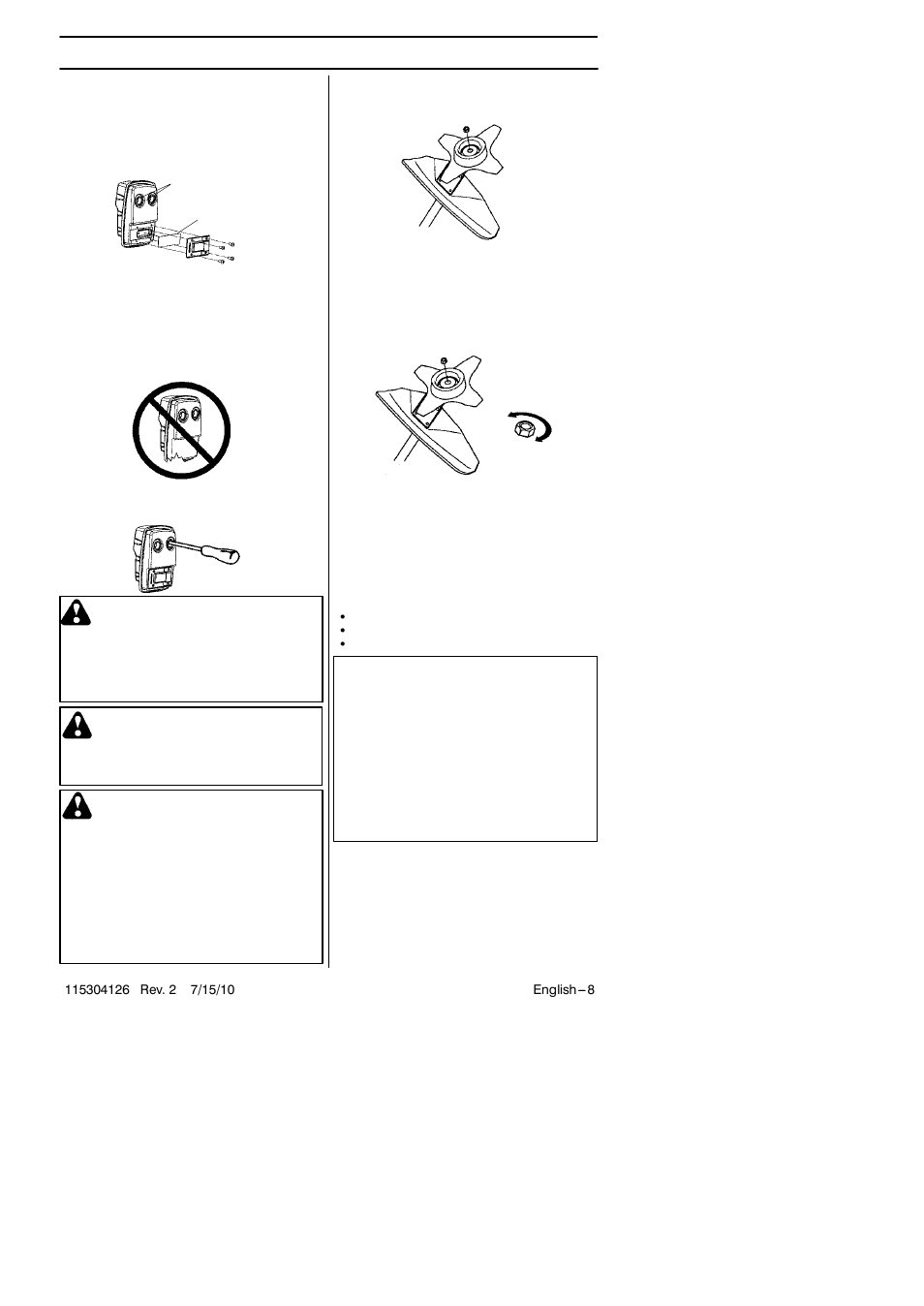 General safety precautions | Jonsered BC 2128 User Manual | Page 8 / 27