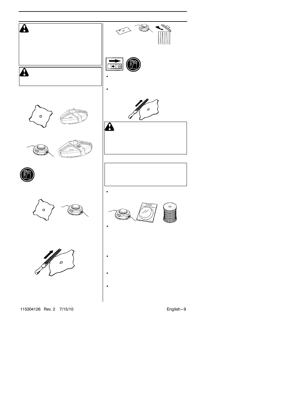 General safety precautions | Jonsered BC 2128 User Manual | Page 9 / 27