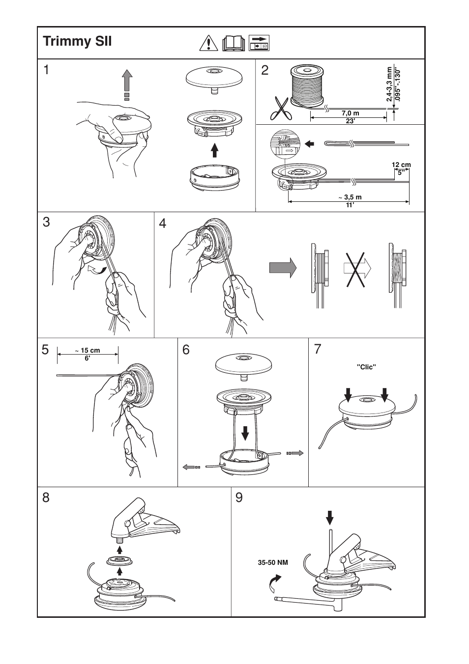 Trimmy sii | Jonsered FC 2255 User Manual | Page 37 / 44